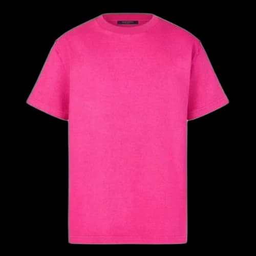 LOUIS VUITTON SS21 Casual Solid Color Short Sleeve Pink
