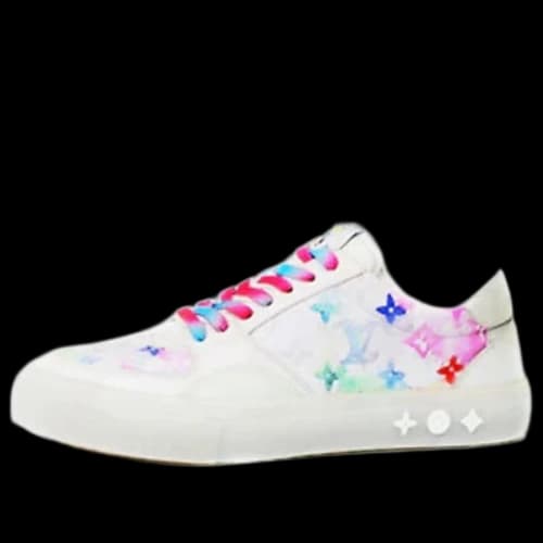 LOUIS VUITTON Ollie Sneakers 'White with Colorful Monogram'
