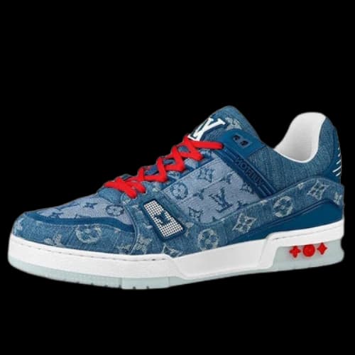 LOUIS VUITTON Trainers 'China Exclusive Denim Blue Red'