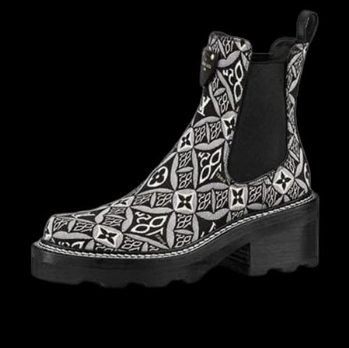 LOUIS VUITTON Beaubourg Ankle Chelsea Boots 'Black' (Women's)