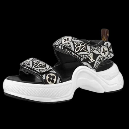 LOUIS VUITTON Archlight Sandals 'Black White Monogram' (Women's)