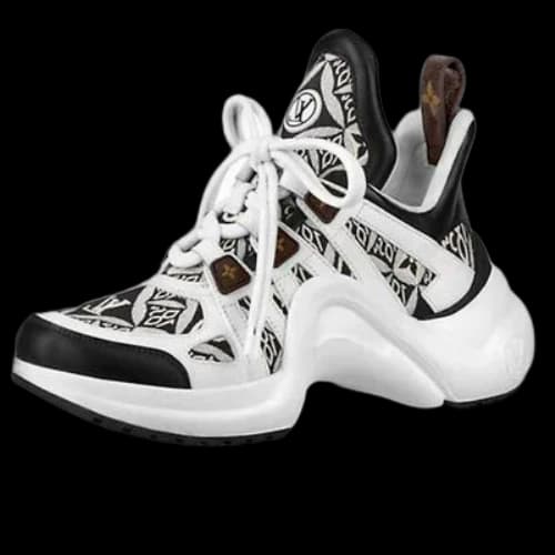 LOUIS VUITTON Archlight 1.0 Sneakers 'Black White Monogram' (Women's)