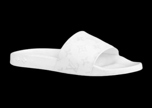 Louis Vuitton Waterfront Mule White Grey