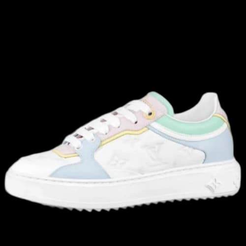 LOUIS VUITTON Time Out Sneakers 'White with Baby Shades' (Women's)