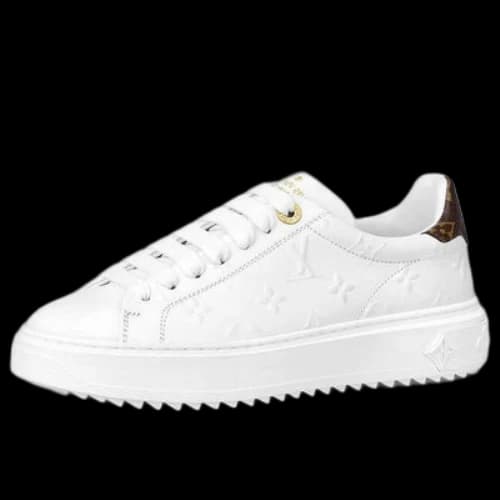 LOUIS VUITTON Time Out Sneakers 'White Monogram' (Women's)