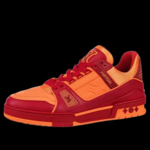 LOUIS VUITTON Trainers 'Orange Monogram with Red'