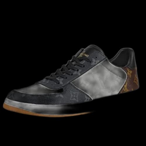LOUIS VUITTON Rivoli Sneakers 'White Black Brown Monogram'