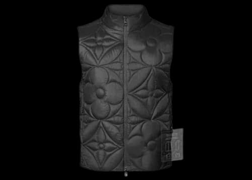Louis Vuitton LVSE Padded Monogram Flower Gilet Black