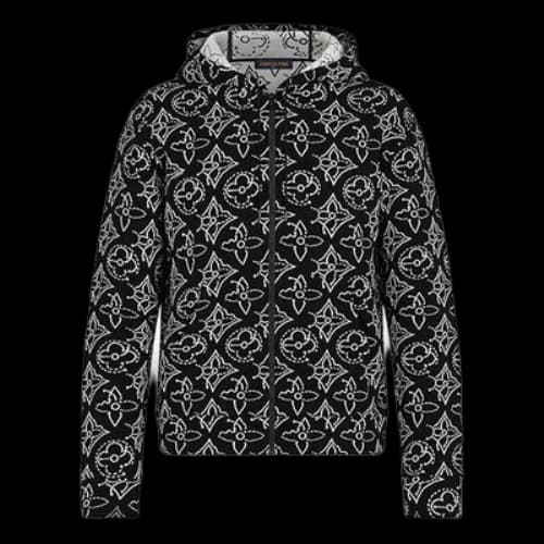 LOUIS VUITTON x NBA Crossover FW21 Jacquard Full Print Classic Black