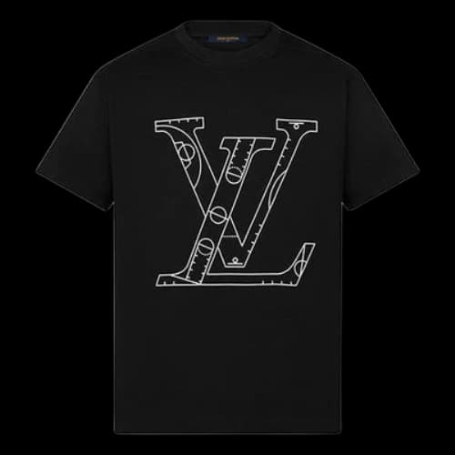 LOUIS VUITTON x NBA Unisex SS21 Logo Printing Black
