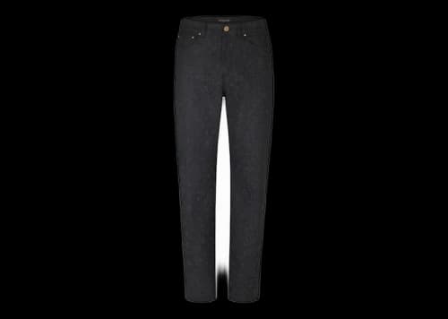Louis Vuitton Monogram Denim Regular Fit Pants Black
