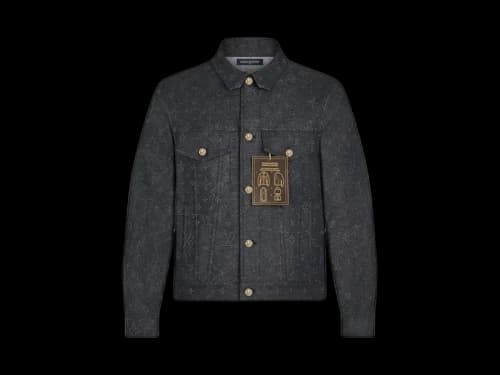 Louis Vuitton Monogram DNA Denim Jacket Black