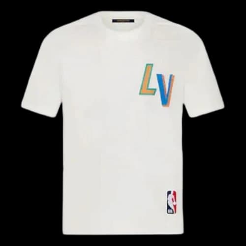 LOUIS VUITTON x NBA Logo Letter Print White
