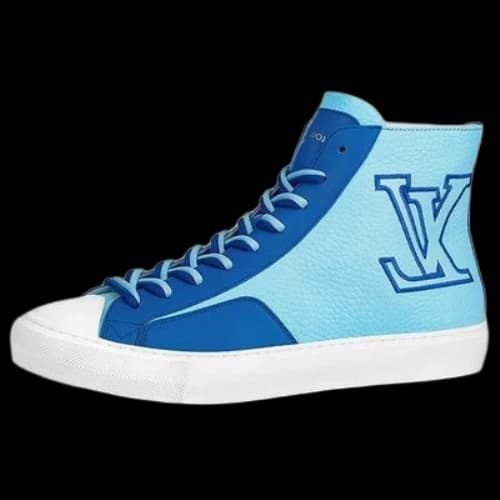 LOUIS VUITTON Tattoo Ankle Sneakers 'Blue'