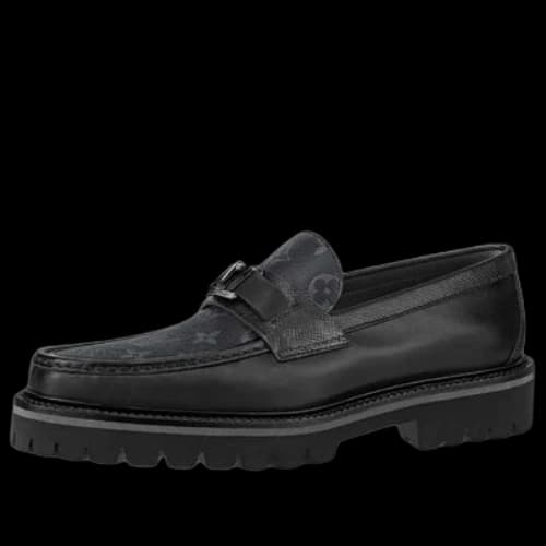 LOUIS VUITTON Major Loafers 'Black Monogram'
