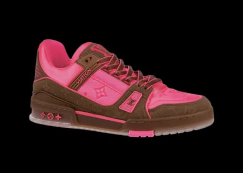 Louis Vuitton Trainer Pink Brown