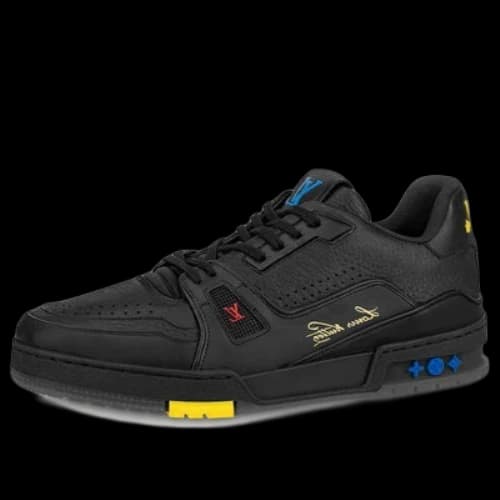 LOUIS VUITTON Trainer 'Black Leather'