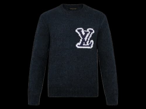 Louis Vuitton LV Intarsia Crewneck Navy