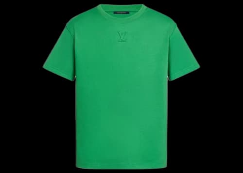 Louis Vuitton LV Debossed Tee Green