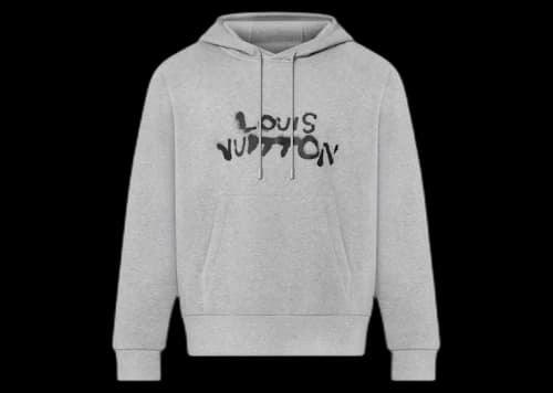 Louis Vuitton Neon Working Man Hoodie Grey
