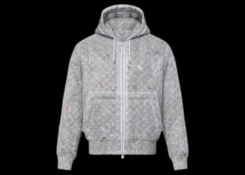 Louis Vuitton Monogram Organza Padded Blouson Translucent