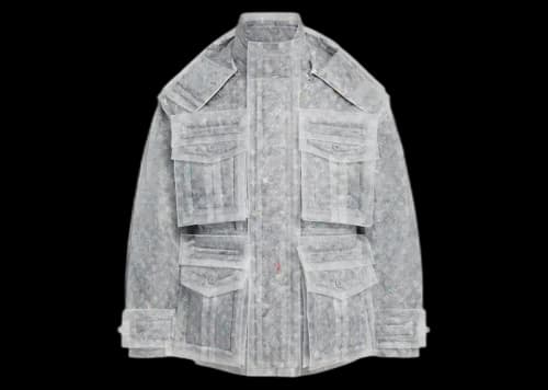 Louis Vuitton Monogram Organza Padded Parka Translucent