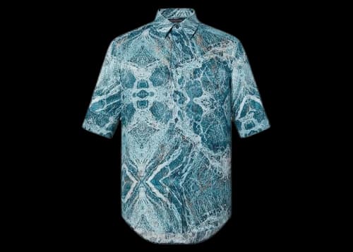 Louis Vuitton Marble Shirt Blue