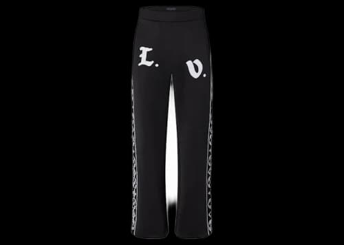 Louis Vuitton LV Flower Band Track Pants Black