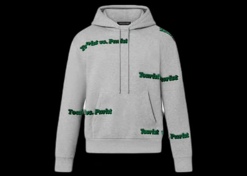 Louis Vuitton Tourist VS Purist Tuffetage Hoodie Grey