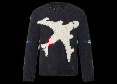 Louis Vuitton LV Plane Chunky Crewneck Gris