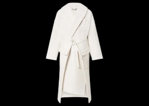Louis Vuitton Wrap Coat White