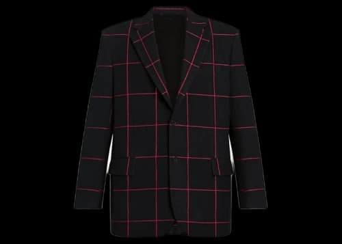 Louis Vuitton Window Pane Jacket Black