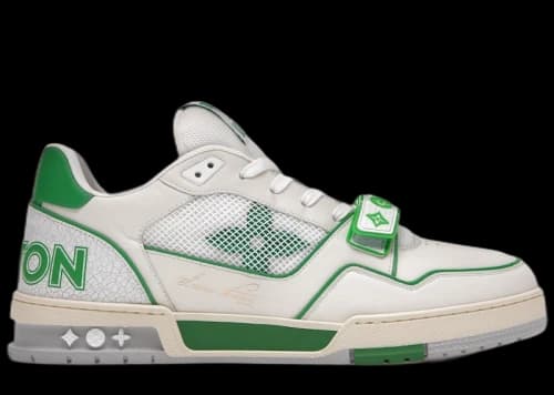 Louis Vuitton Trainer Green Mesh