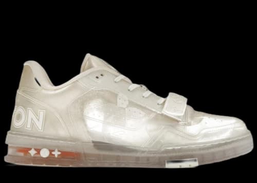 Louis Vuitton Trainer White Transparent