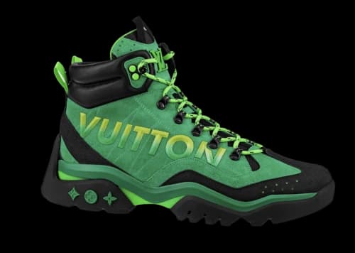 Louis Vuitton Millenium Ankle Boot Green Black