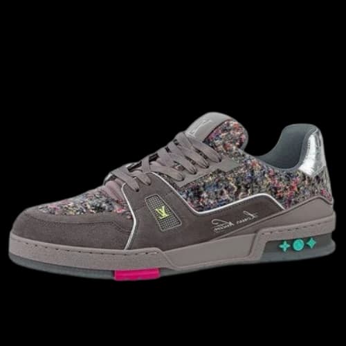 LOUIS VUITTON LV Trainers 'Grey with Colorful Mesh'