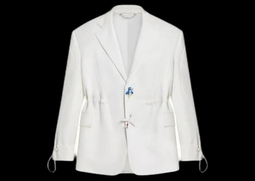 Louis Vuitton Sporty Tailored Jacket White