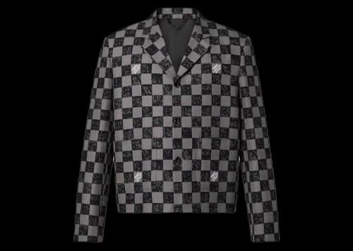 Louis Vuitton Boxy Damier Jacket Black