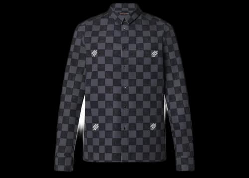 Louis Vuitton Damier Shirt Dark Grey
