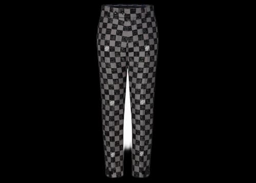 Louis Vuitton Damier Cigarette Pants Black