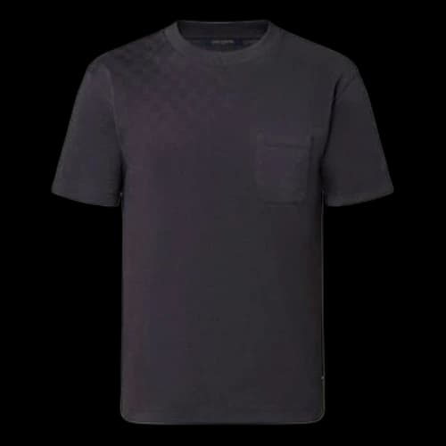 LOUIS VUITTON FW21 Cotton Pocket Short Sleeve Unisex Black