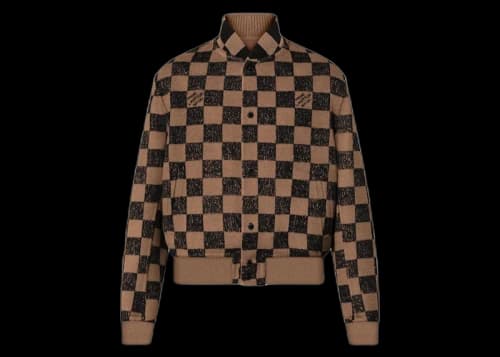 Louis Vuitton Reversible Damier Blouson Beige Dore