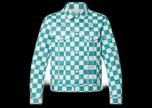 Louis Vuitton Damier Denim Trucker Jacket Ocean