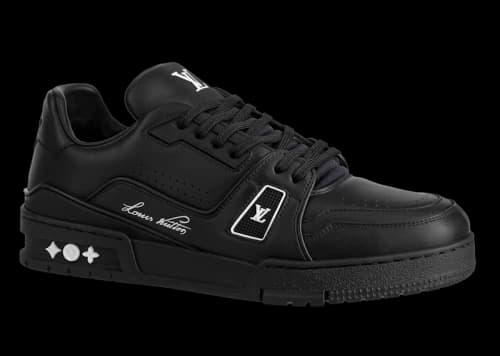 Louis Vuitton LV Trainer Black Wool