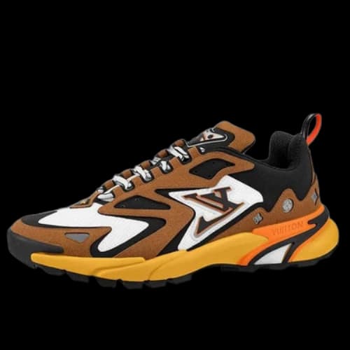 LOUIS VUITTON Runner Tatic Sneakers 'Orange White Brown'