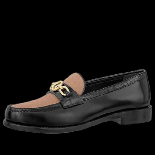 LOUIS VUITTON LV Chess Loafers 'Black Brown' (Women's)