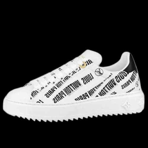 LOUIS VUITTON Time Out Sneakers 'White Black' (Women's)