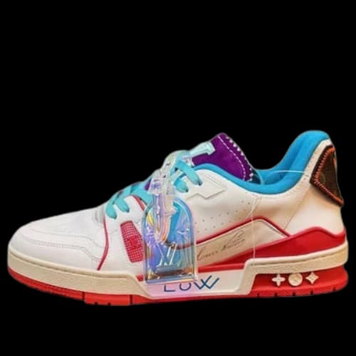 LOUIS VUITTON Trainer Upcycling Sneakers 'White Blue Purple for China'