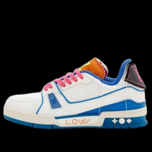 LOUIS VUITTON Trainers 'White Pink Blue for Saint-Tropez'