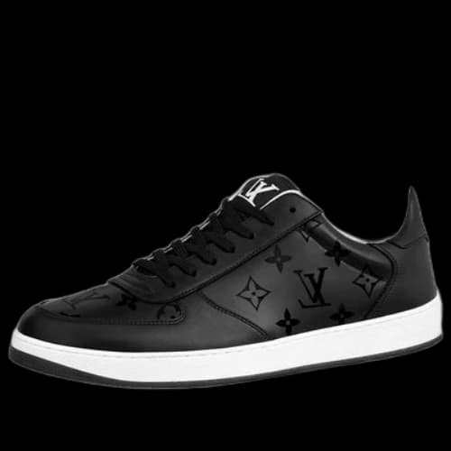 LOUIS VUITTON Rivoli Sneakers 'Black Monogram with White'
